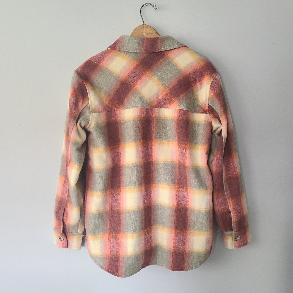 Thread & Supply Chandler Sunset Plaid Shacket Size Small - Picture 6 of 9